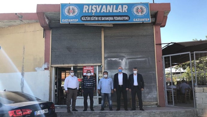 Cevdet Yıldırım, Rışvanlar Federasyonu Genel Başkanı Ali Avcı `yı Ziyaret Etti