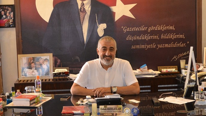 BAŞKAN ORHAN KIZILASLAN’DAN 10 OCAK GAZETECİLER GÜNÜ MESAJI