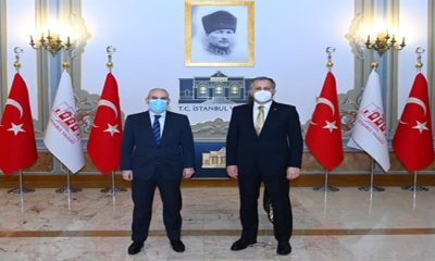 Eski Gençlik ve Spor Bakanı Akif Çağatay Kılıç, İstanbul Valisi Ali Yerlikaya’yı ziyaret etti
