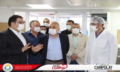 Gıda Tarım ve Hayvancılık Eski Bakanı Fakıbaba, Başkan Canpolat ile Sosyal Yardım Kompleksini Gezdi