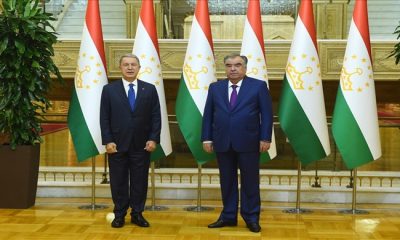 Millî Savunma Bakanı Hulusi Akar, Tacikistan Cumhurbaşkanı Sn. İmamali Rahman ile Görüştü
