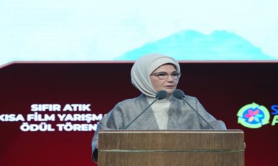 Emine Erdoğan, Sıfır Atık Kısa Film Yarışması Ödül Töreni’ne katıldı
