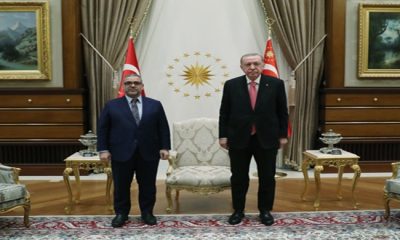 Cumhurbaşkanı Erdoğan, Libya Yüksek Devlet Konseyi Başkanı El-Meşri ile görüştü