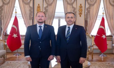 Ukrayna İstanbul Başkonsolosu Roman Nedilskyi, Vali Yerlikaya’yı Ziyaret Etti
