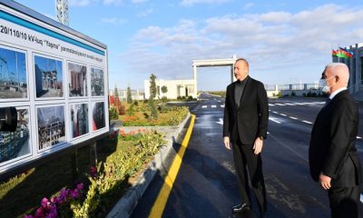 İlham Əliyev yenidən qurulan 330 kilovoltluq “Yaşma” qovşaq yarımstansiyasının açılışında iştirak edib