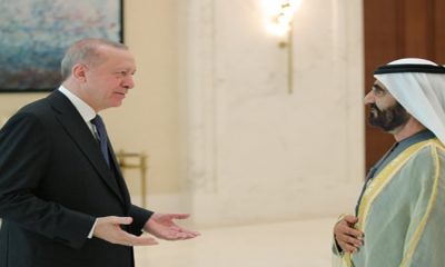 Cumhurbaşkanı Erdoğan, Dubai Emiri Al Maktum ile görüştü