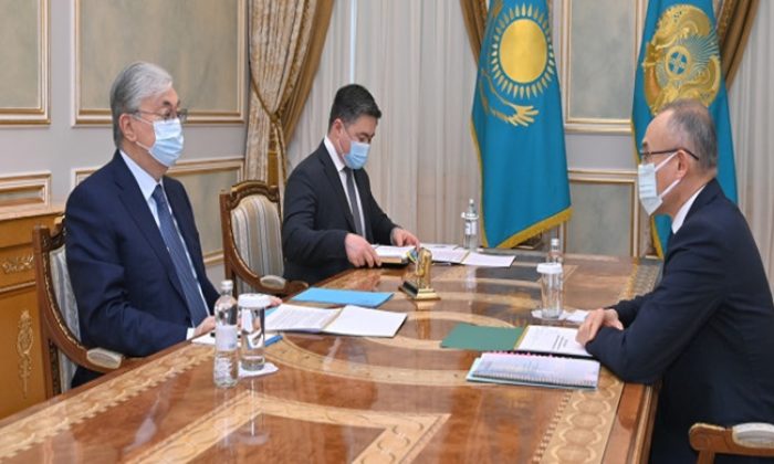 Президент Касым-Жомарт Токаев принял председателя Национального банка Галымжана Пирматова
