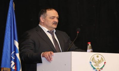 Глава Дагестана Сергей Меликов переизбран секретарем регионального отделения «Единой России»