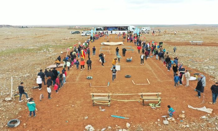 BÜYÜKŞEHİR HARRANLI ÇOCUKLARA UNUTAMAYACAKLARI BİR GÜN YAŞATTI