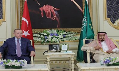 مراسم استقبال رسمية للرئيس أردوغان في قصر السلام بمدينة جدة السعودية