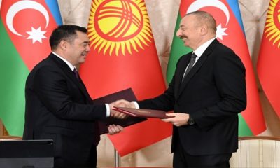 В рамках официального визита Президента Садыра Жапарова в Азербайджан подписан ряд двусторонних документов