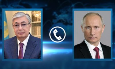 Kassym-Jomart Tokayev had a telephone conversation with Russian President Vladimir Putin
