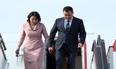 Президент Садыр Жапаров прибыл в г. Баку