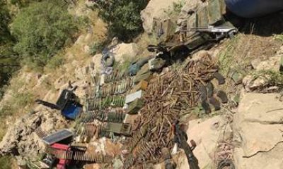 Pençe-Kilit Operasyonu Bölgesinde Teröristlere Ait Çok Sayıda Silah ve Mühimmat Ele Geçirildi
