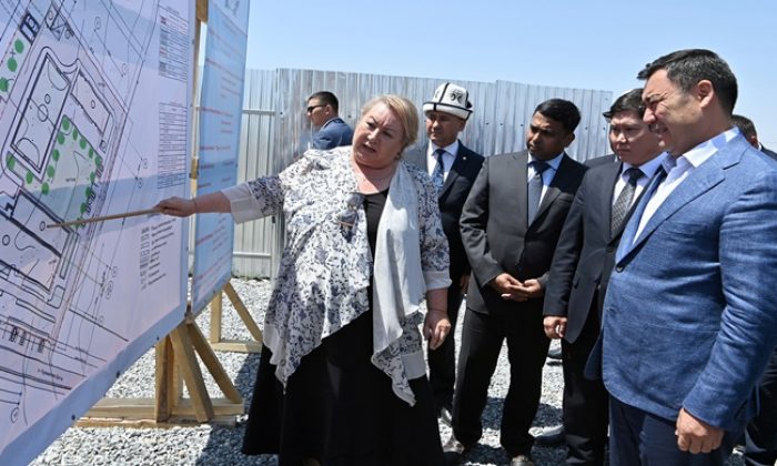 В Баткене начато строительство современного учебно-лечебного комплекса КГМА И. Ахунбаева