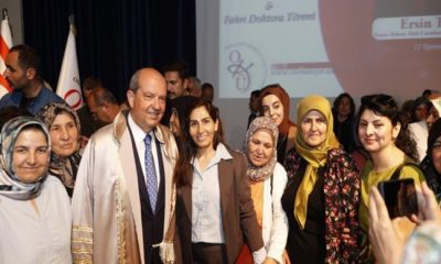 Cumhurbaşkanı Ersin Tatar, Osmaniye’de “Kıbrıs’ta Türklerin Varoluş Mücadelesi” başlıklı bir konferans verdi