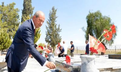 Cumhurbaşkanı Ersin Tatar Muratağa, Sandallar ve Atlılar köylerinde toplu katliam sonucu yaşamlarını yitiren şehitleri anmak üzere düzenlenen törenlere katıldı