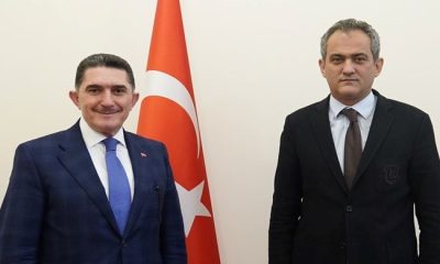 AK Parti Ağrı Milletvekili Ekrem Çelebi Milli Eğitim Bakanı Mahmut Özer’i ziyaret etti