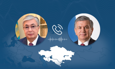 President Kassym-Jomart Tokayev had a telephone conversation with President Shavkat Mirziyoyev of Uzbekistan