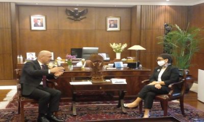 Meeting of Ambassador with Minister of Foreign Affairs of Indonesia