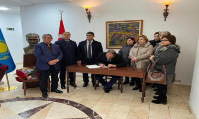 Azərbaycan icması Türkiyənin Almatıdakı Baş konsulluğuna başsağlığı verib