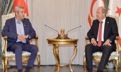 Cumhurbaşkanı Ersin Tatar, CYPFRUVEX yeni yönetim kurulu başkanı ve üyelerini kabul etti