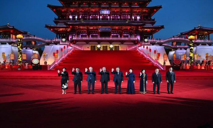 Официальная церемония встречи глав государств – участников саммита «Центральная Азия – Китай»