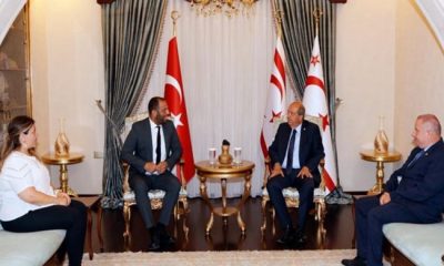 Cumhurbaşkanı Ersin Tatar, Londra Dr. Fazıl Küçük Türk Okulu idarecilerini kabulde konuştu