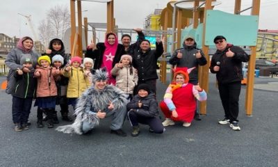 “Birleşik Rusya” Yamal-Nenets Özerk Okrugu’ndaki Gubkinsky’de çocuklar için bir oyun programı düzenledi