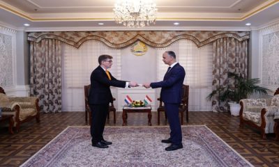 The First Deputy Foreign Minister received the copies of Credentials of the Ambassador of the Netherlands