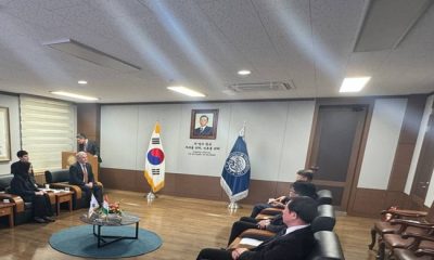 Büyükelçinin Kore Yeungnam Üniversitesi Rektörü ile Görüşmesi