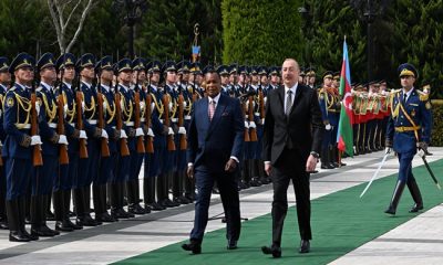 Kongo Devlet Başkanı Denis Sassu-Nguesso’yu resmi karşılama töreni gerçekleşti