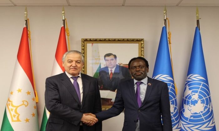 Meeting of Minister with Under-Secretary-General of the UN and Rector of the UN University