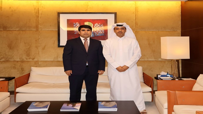 Meeting of the Ambassador with the Group Chief Executive Officer of the Qatar National Bank